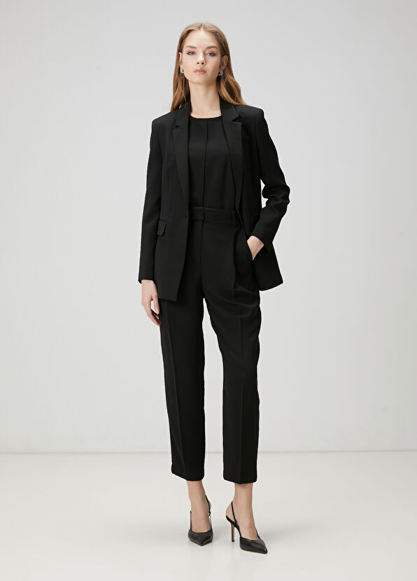 Beymen Club Siyah Krep Blazer - 2