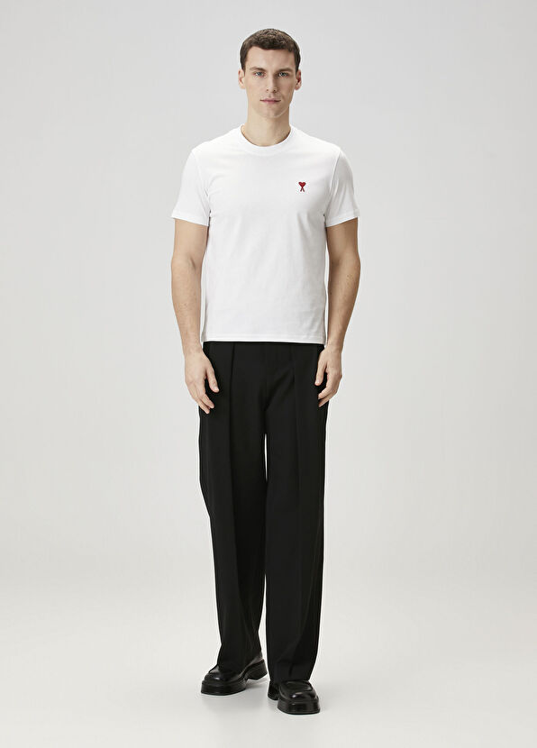 Beyaz Organik Pamuk T-shirt - Görsel 3