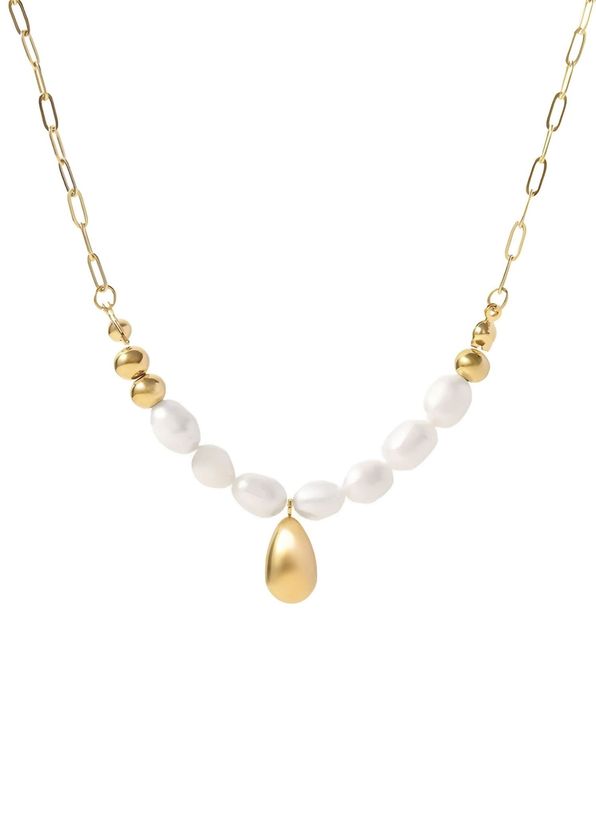 Pera Collection Oslo White Women's Pearl Necklace - 1