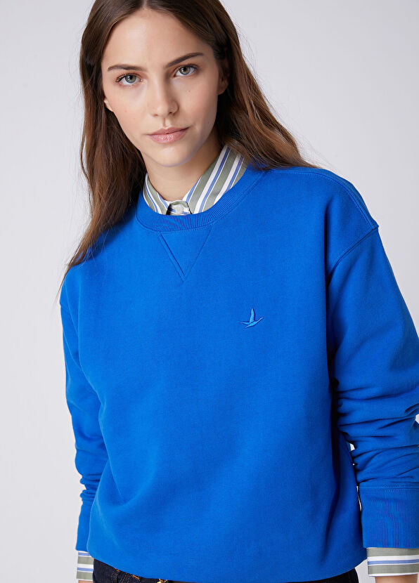 Beymen Club Cobalt Basic Sweatshirt - 2