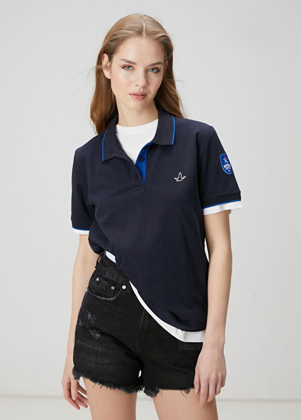 Beymen Club x Anadolu Efes Lacivert Polo T-shirt - 1