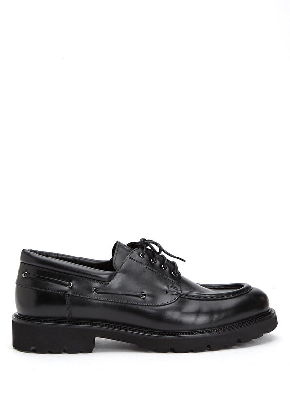 Beymen Club Black Men's Leather Shoes - 1