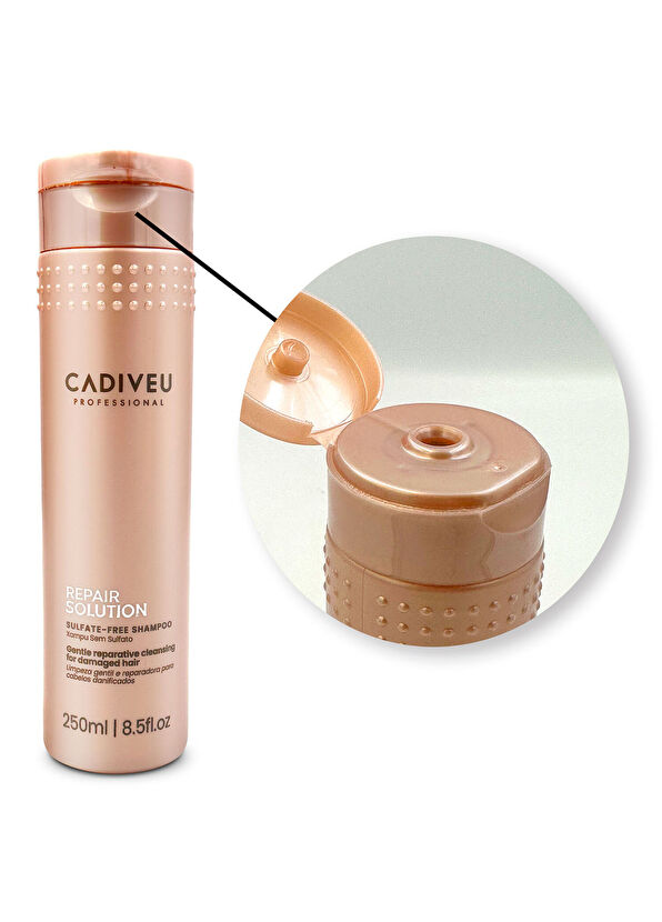 Cadiveu Cadiveu Repair Solution Sulfate-Free Repair Shampoo for Damaged Hair 250 ml - 2
