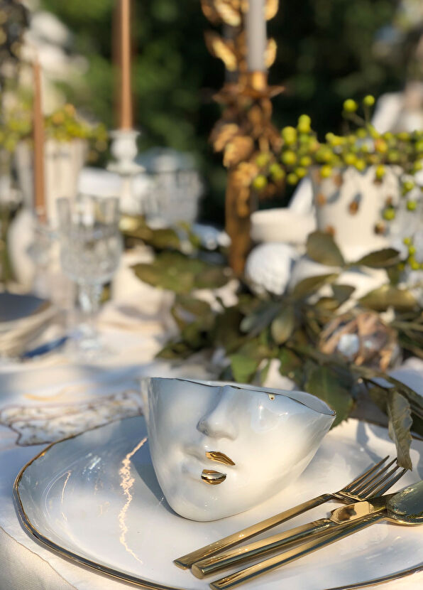 Maji Atelier Infinity Kadın Model Porselen Kase - 3