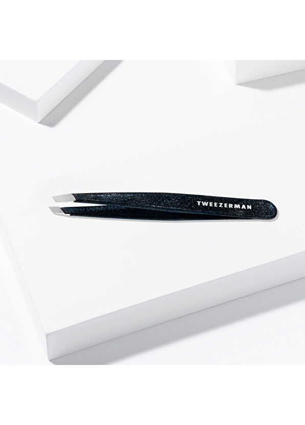 Tweezerman Slant Tweezer Dusted Onyx Işıltılı Siyah Oniks Cımbız - 3