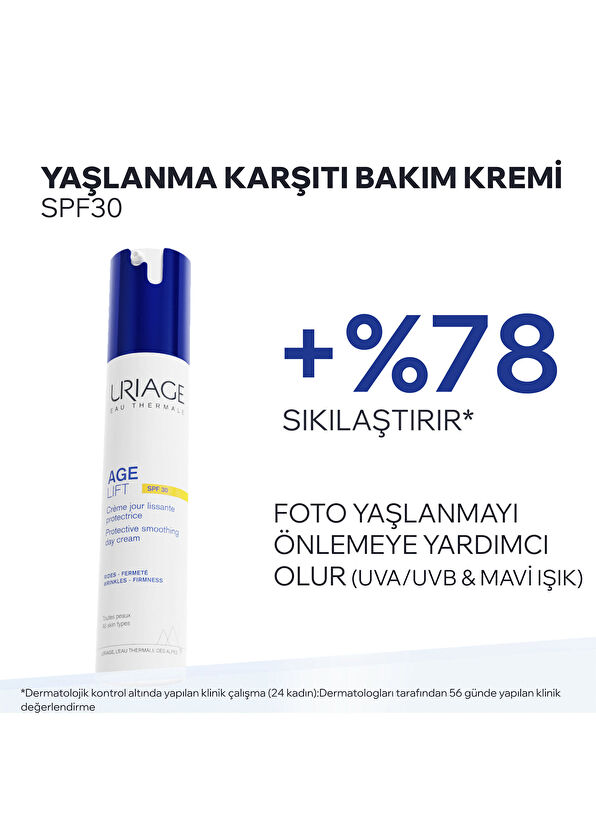 Uriage Age Lift SPF30 Retinol ve Hyalüronik Asit İçeren Yaşlanma Karşıtı Yüz Kremi 40 ml - 2