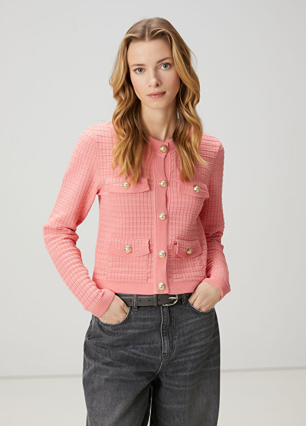 Beymen Club Pembe Triko Ceket - 4