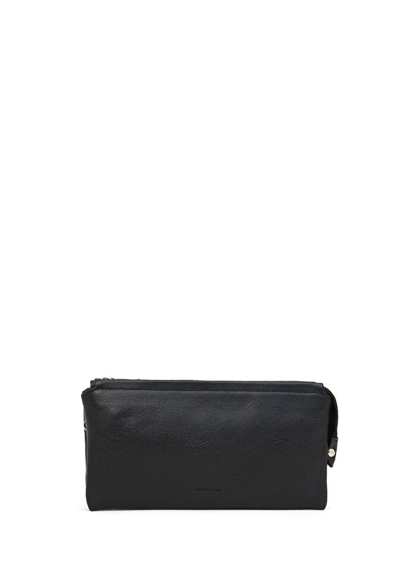 Siyah Erkek Deri Clutch - Görsel 3