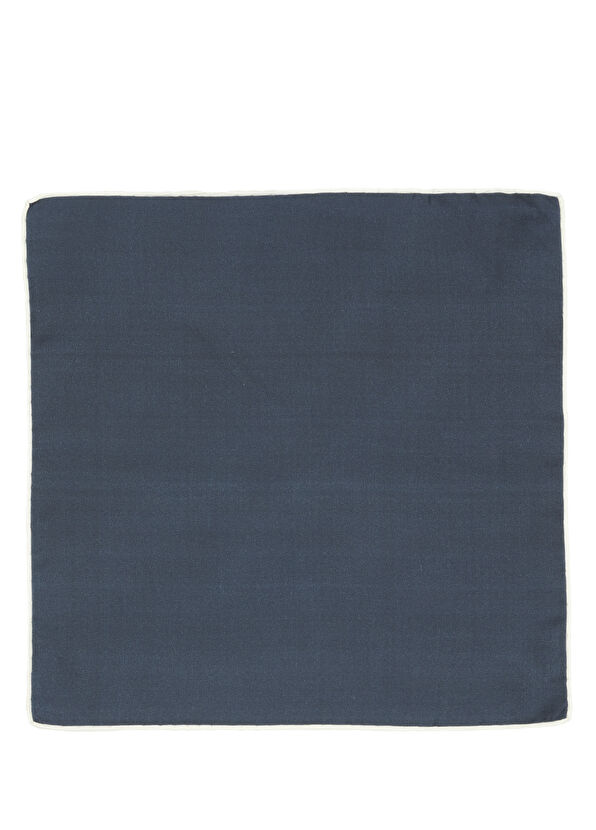 Beymen Club Lacivert İpek Poşet Mendil - 1