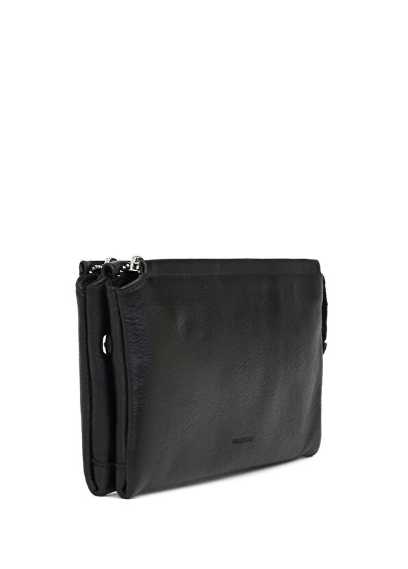 Siyah Erkek Deri Clutch - Görsel 4