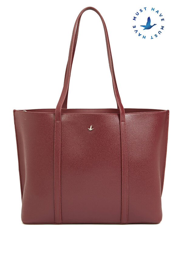 Beymen Club Picollo Burgundy Women's Shopping Bag - 1