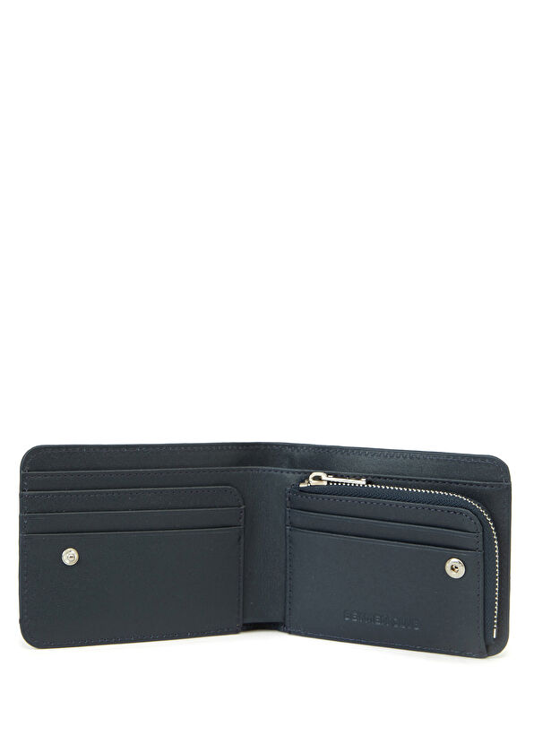 Beymen Club Lacivert Kare Dokulu Erkek Deri Cüzdan - 2