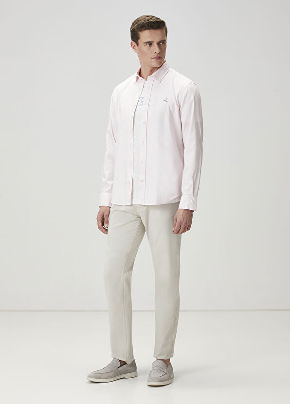 Beymen Club Slim Fit Pembe Gömlek - 3
