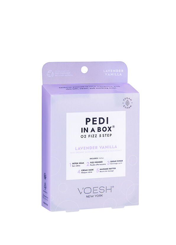 Voesh New York Pedi In A Box O2 Fizz Lavanta Vanilya 5 Adımlı Pedikür Seti - 1