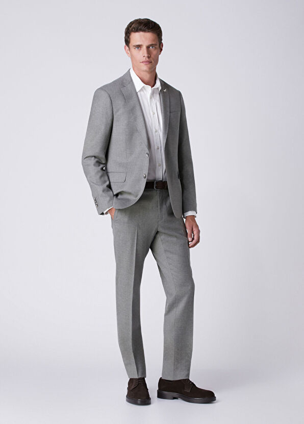 Beymen Club Drop 6 Light Flannel Yün Takım Elbise - 1