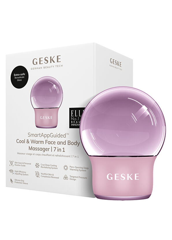 Geske Cool & Warm Face and Body Massager Pink 7-in-1 Cool & Warm Face & Body Massager - 4