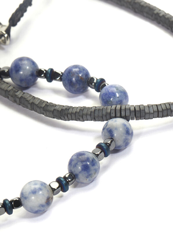 Beymen Club Mavi Taşlı Erkek 2li Bileklik - 3