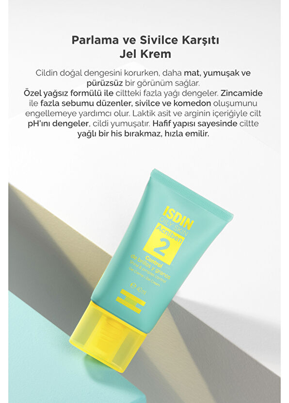 Isdin Acniben Shine & Pimples Control Akne Karşıtı Jel Krem 40 ml - 3