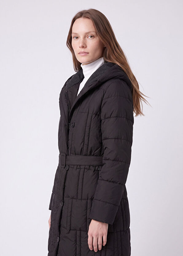 Beymen Club Black Belt Coat - 3