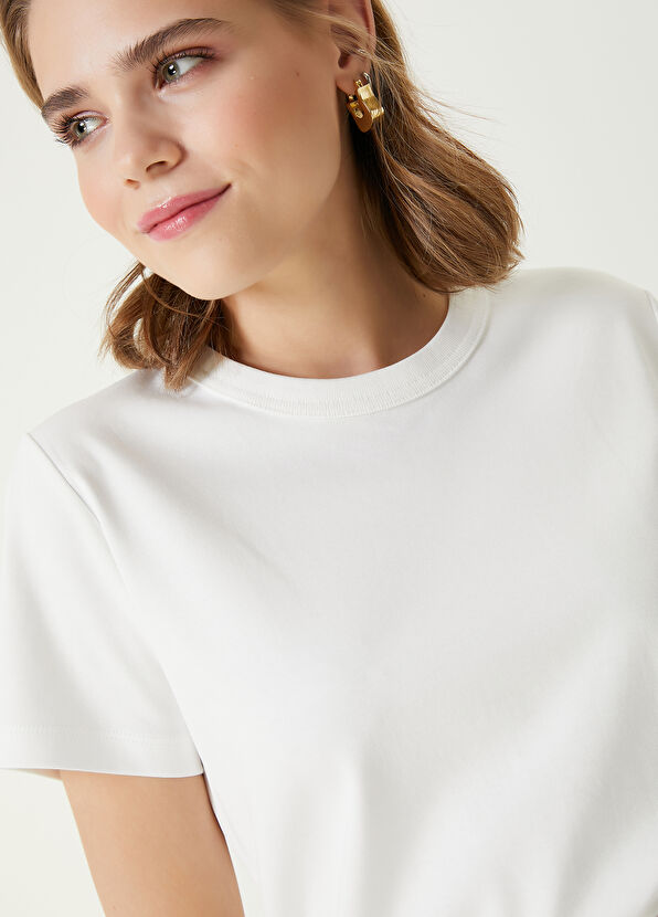 Beymen Club Kırık Beyaz T-shirt - 2