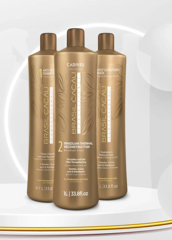 Cadiveu Brasil Cacau Hair Straightener Protein Care 1000 ml - 2