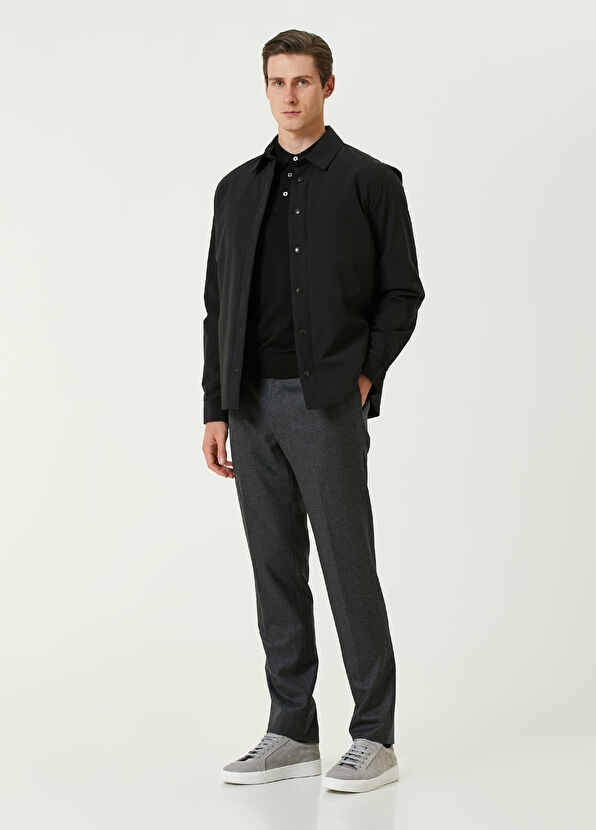 Rota Gri Yün Pantolon - 1