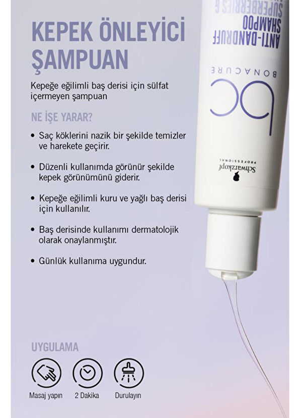 Bonacure BC Clean Anti-Dandruff AHA Anti-Dandruff Shampoo 250 ml - 2
