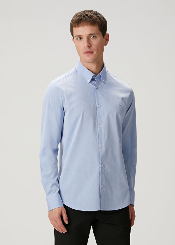 Beymen Club Comfort Fit Blue Shirt - 1