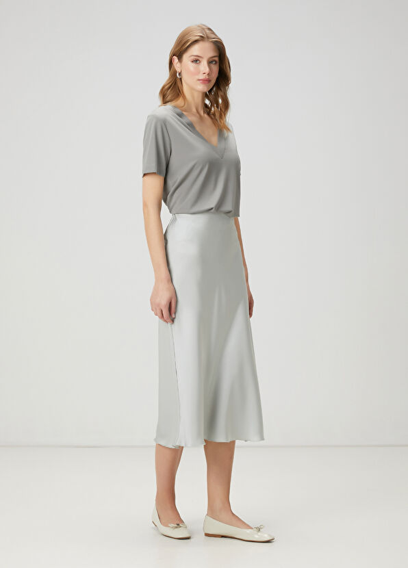 Beymen Club Gri Basic T-shirt - 3