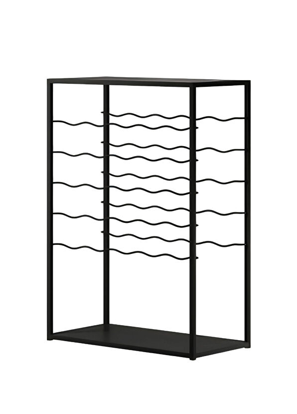 Foqlio Vinum Black Metal Wine Rack - 1
