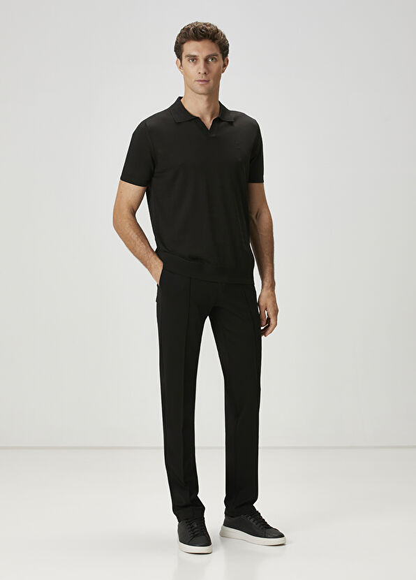 Beymen Club Siyah Beli Kordonlu Spor Pantolon - 1