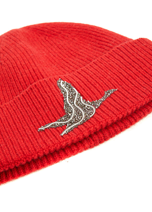 Beymen Club Red Women's Wool Beanie - 4