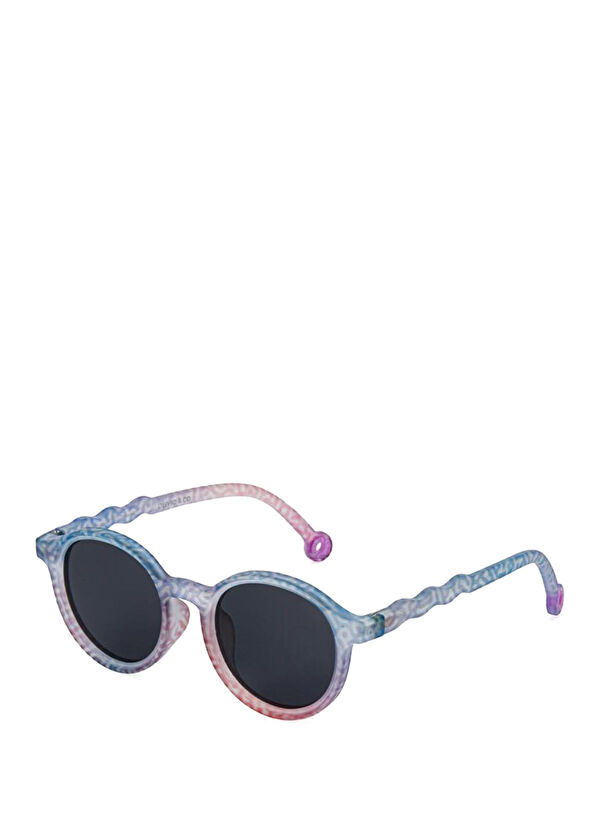 Olivio & Co Classic Oval Coral Fantasy Unisex Kids Sunglasses - 1