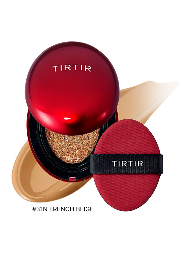 Tırtır Mask Fit RED Cushion 31 N French Beige 72 Saat Kalıcı Kusursuz Kapatıcı Saten Bitişli Cushion Fondöten 18 gr - 2