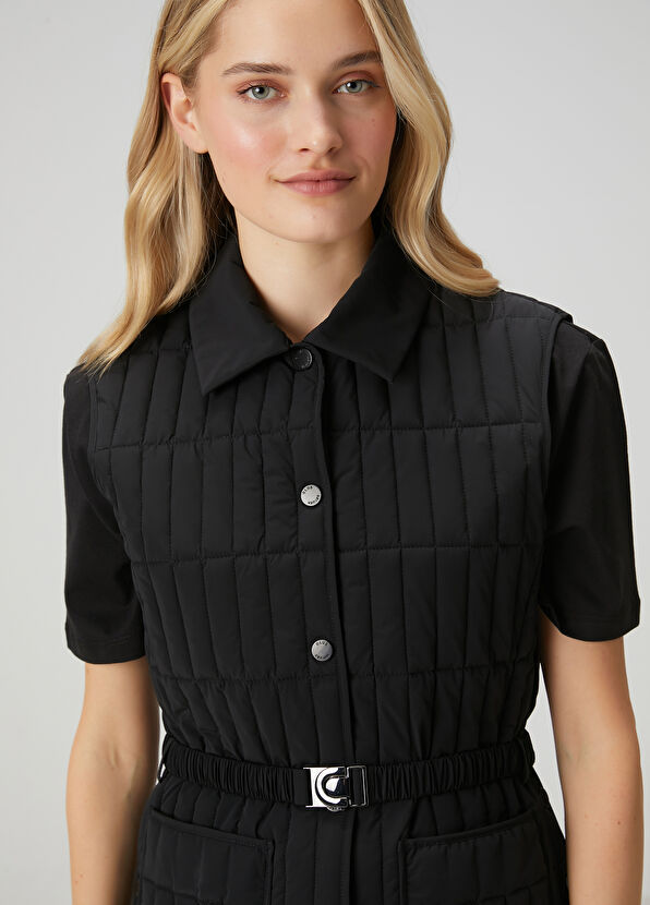 Beymen Club Siyah Kapitoneli Yelek - 2