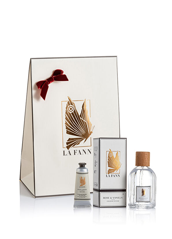 La Fann Rose & Vanilla Kolonya 100 ml & Secret Garden El Kremi 30 ml 2'li Set - 1