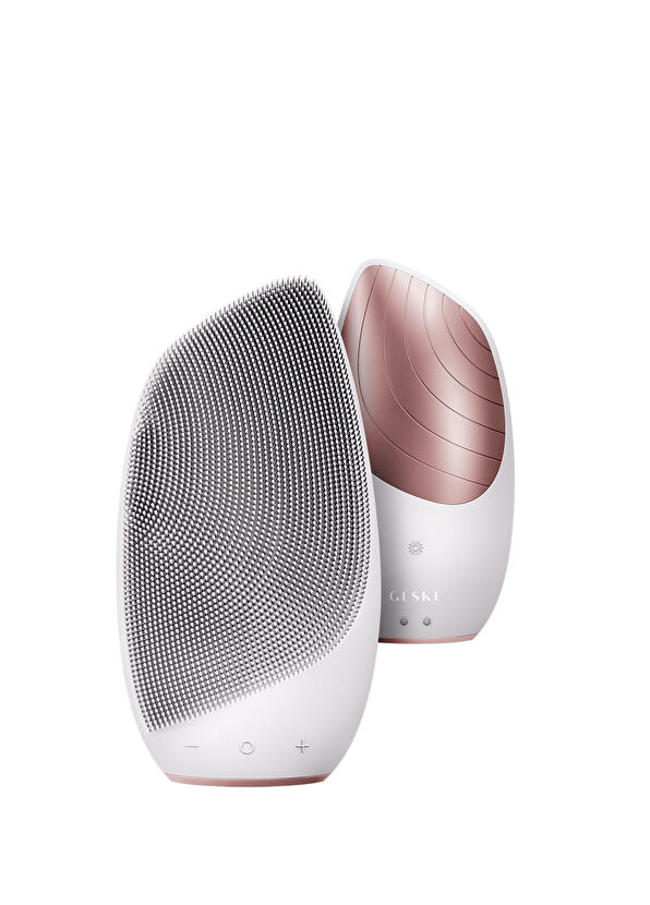Geske Sonic Thermo Facial Brush White Titreşimli Isılı Yüz Temizleme ve Masaj Cihazı - 1