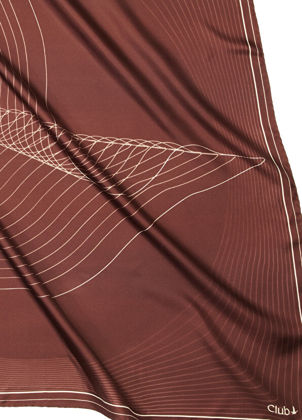 Beymen Club Bordo İpek Eşarp - 4