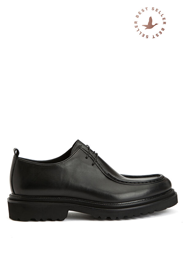 Beymen Club Black Men's Leather Shoes - 1
