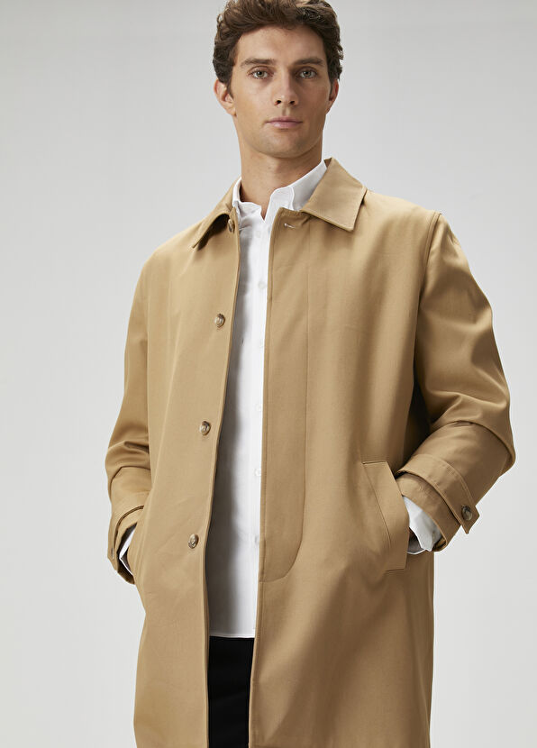 Beymen Club Camel Overcoat - 2