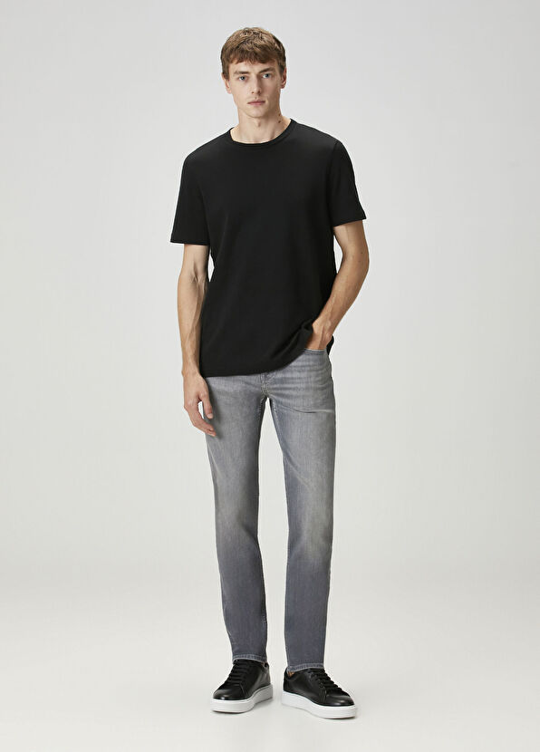 7 For All Mankind Slimmy Gri Jean Pantolon - 1