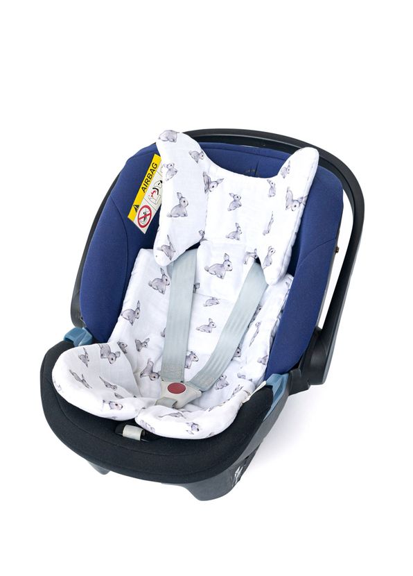 Deux Lapins Iconic Rabbit Stroller and Car Seat Cushion - 2