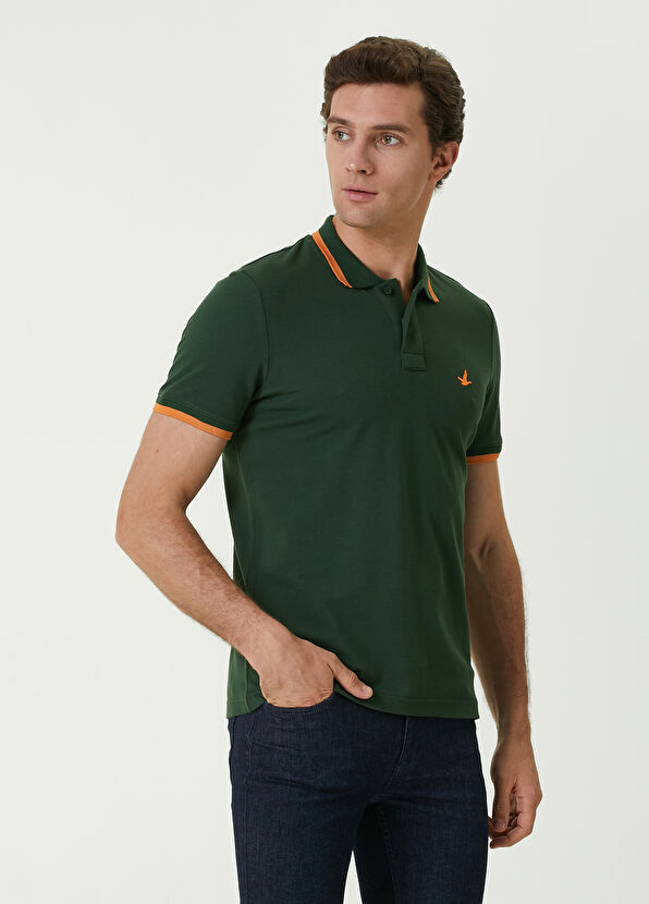 Beymen Club Comfort Fit Turuncu Yeşil T-shirt - 2