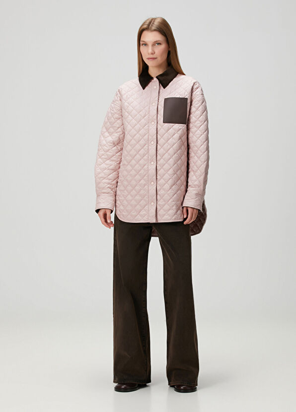 Loewe Pink Quilted Over Shirt - 2