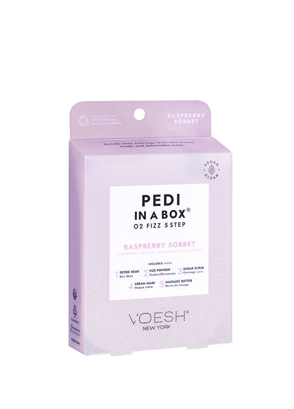 Voesh New York Pedi In A Box O2 Fizz Ahududu 5 Adımlı Pedikür Seti - 1