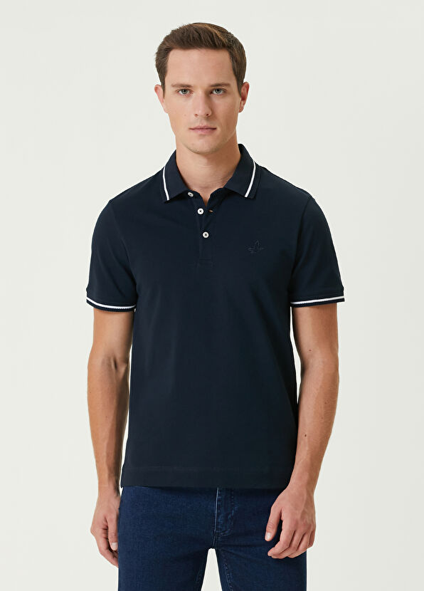 Beymen Club Slim Fit Lacivert Polo Yaka T-shirt - 1