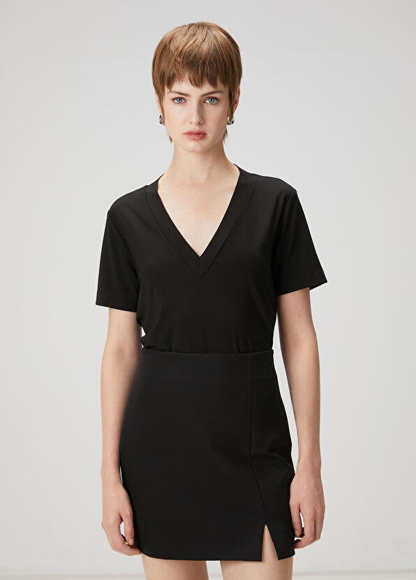 Beymen Club Black Basic T-Shirt - 2