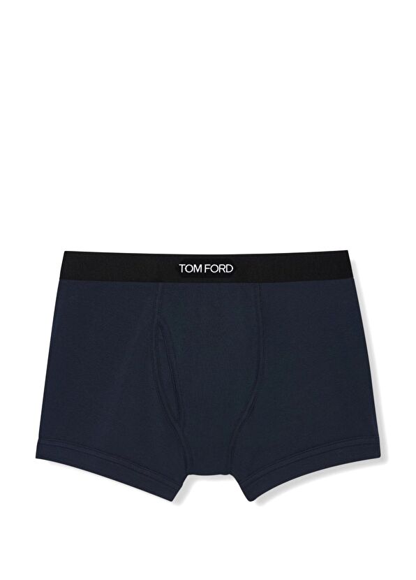 Lacivert Logo Bantlı Boxer - Görsel 3