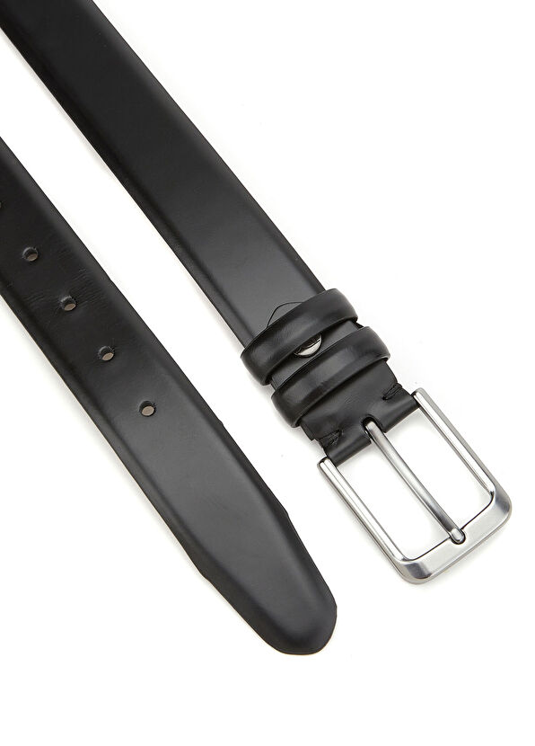 Siyah Erkek Deri Kemer - Görsel 3