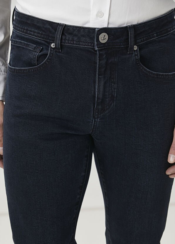 Beymen Club Raw Slim Fit Indigo Jean Pantolon - 4